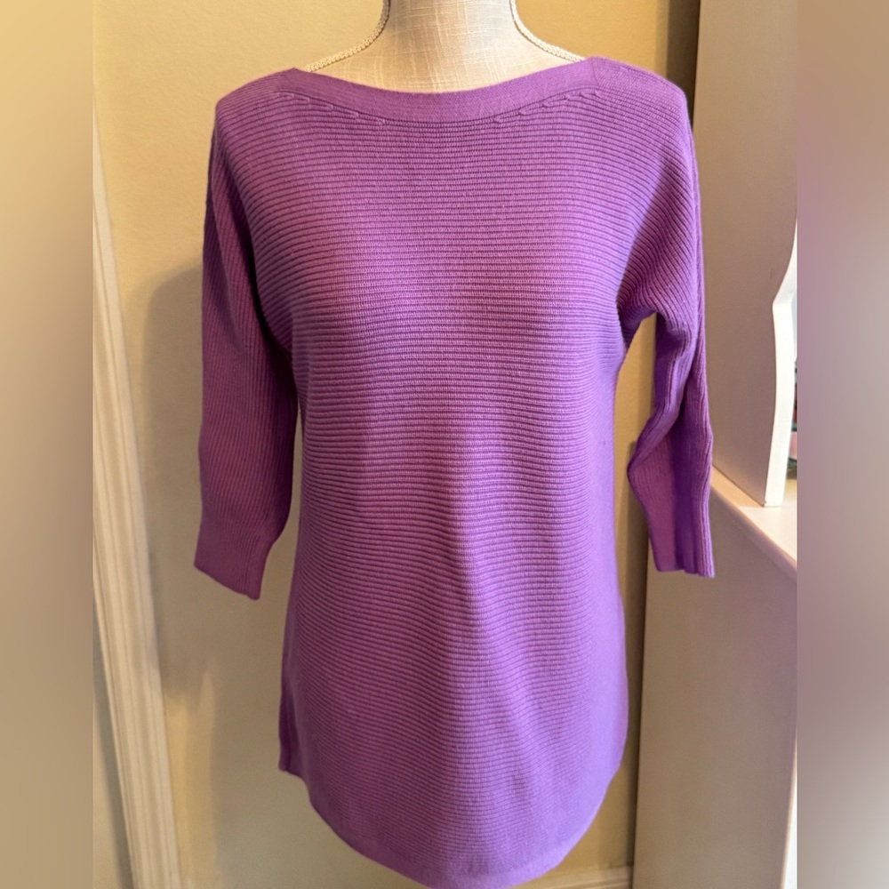 🔻$10 Talbots Lavender Tunic Sweater
